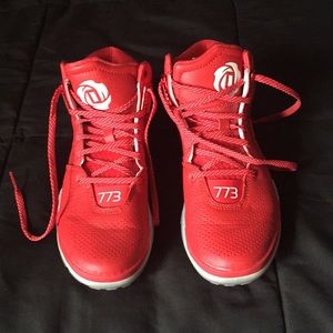 red basketball shoes adidas
